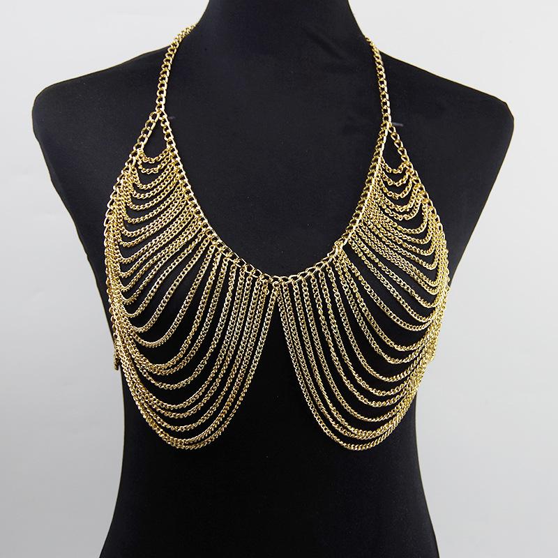 Fashion Jewelry Body Chain Sexy Women s Body Chain Gold Plated Fashion Body Chain fashion