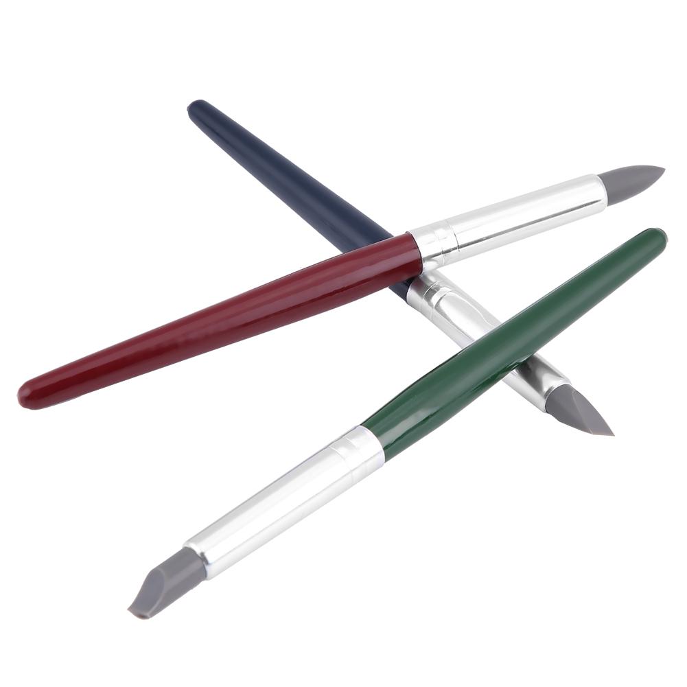 5pcsCelsiusset Silicone Soft Head Clay Pottery Moulding Pen Craft Tool (Large)