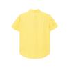 Polo Ralph Lauren Solid Color Pony Logo Embroidered Single-Breasted Short Sleeve Shirt Women shirts Yellow 211874919-002