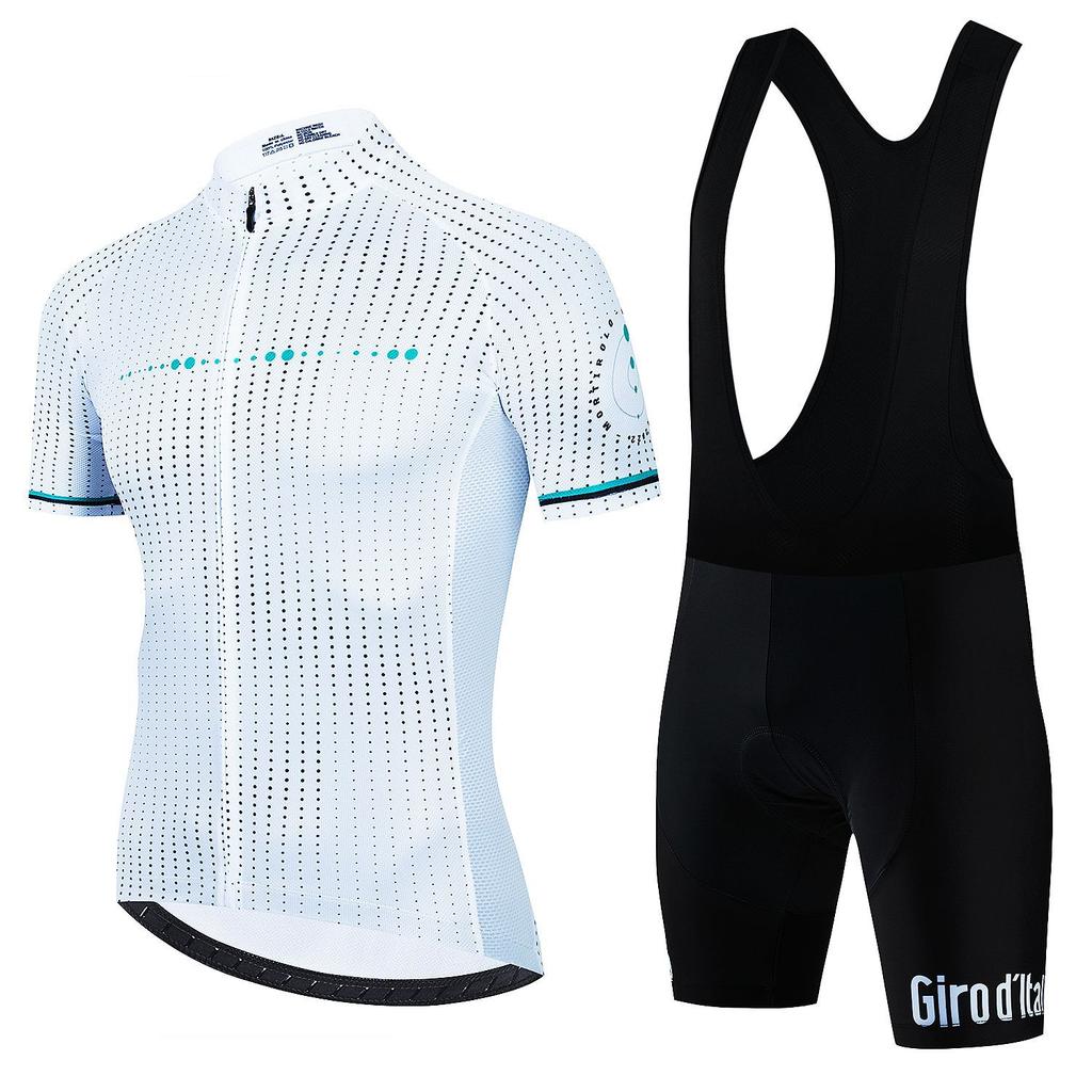 Cycling Jersey Set New Cycling Suit Short Sleeve Suit Men's Mountain Bike Pants