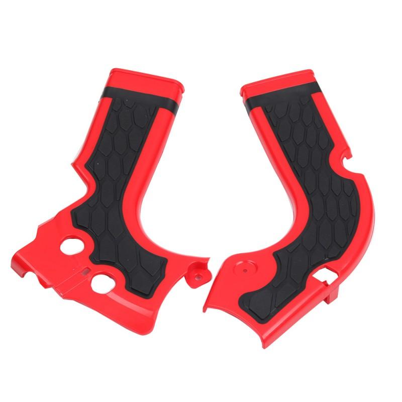 Frame Guard Protector Honda CRF250R CRF450R Off-Road Dirt Bike Plastic Skid Plate Cover Black Red