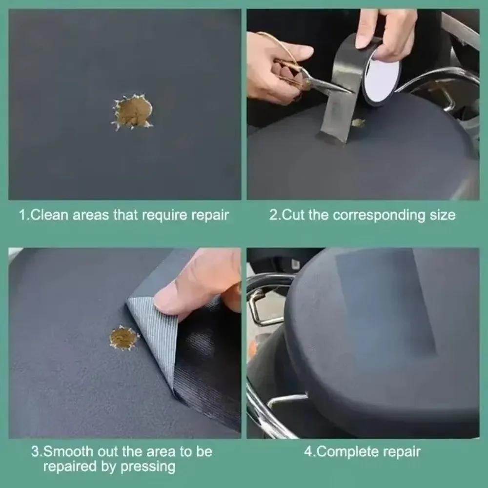 Black Cloth-based Adhesive Tape High-viscosity 5/10cm Leather Wear-resistant Repair Tapes Multifunctional Seat Patch Strips
