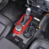 Center Gear Shift Panel Decoration Cover Trim For Ford Bronco 21+Red Accessories