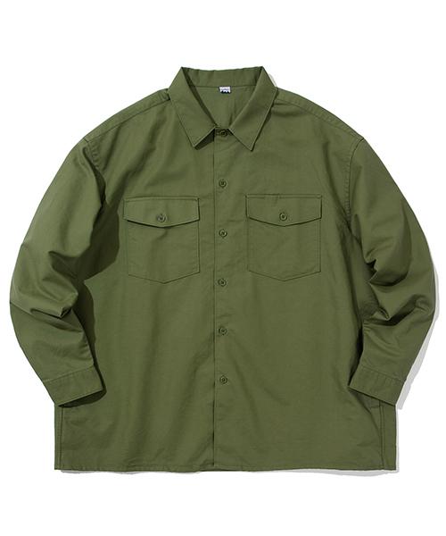 Softer Work Shirt (Olive) Olive/L