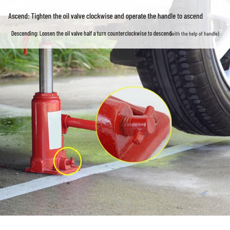 Vertical Low-Profile Hydraulic Car Jack