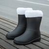2025 Rubber Women Rain Boots PVC Waterproof Women Shoes Non-Slip Women Water Shoes Outdoor Women Boots Zapatos Impermeable Mujer