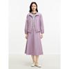 JUZUI Fashion Zipper Pocket A-line Skirt