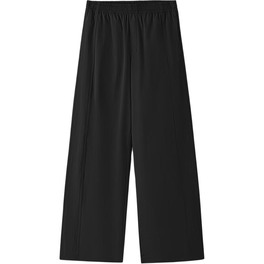 Skechers Fashion Outdoor Windproof Loose Straight Casual Pants Women bottoms L226W038-0018 S