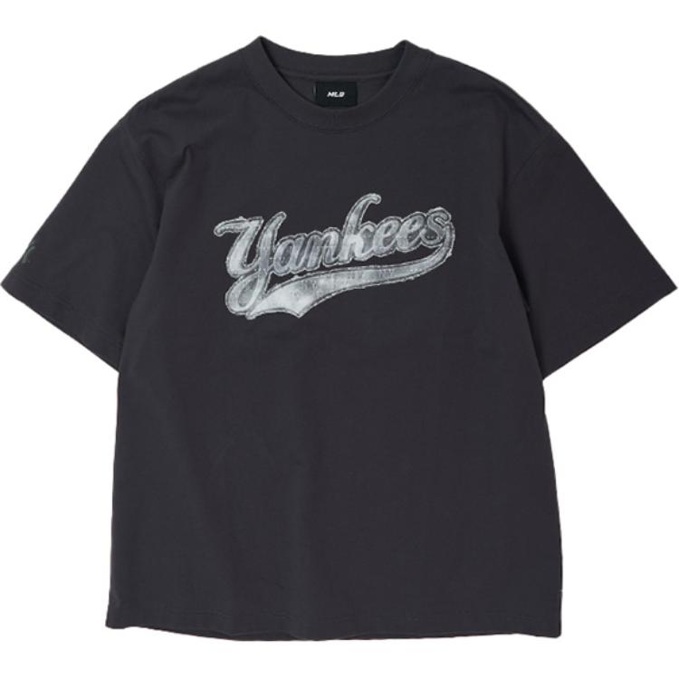 

Новая футболка MLB New York Yankees Old Flower Унисекс Угольно-серая 3ATSM1453-50CGS S