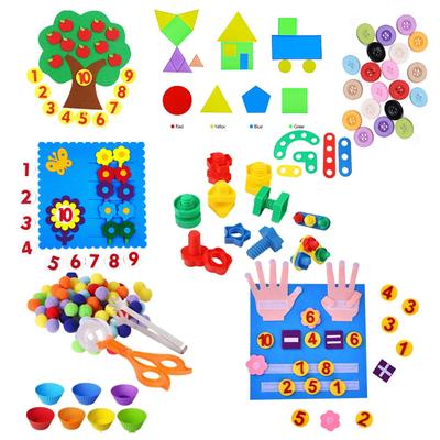 Děti DIY Rané Vzdělávání Dětská Hračka Montessori Výukové Pomůcky Naučit Se Potřeby Pro Praktické Matematické Hračky Pro Děti D