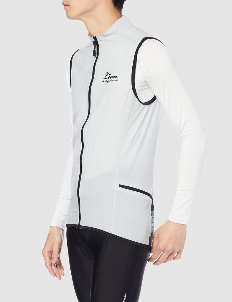 Lion de Capelmuur Stretch Vindvest Størrelse L Vest, Vindtett, Vannavvisende, Kan pakkes ned, Grå,