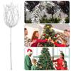 Christmas Tree Branches 12.6in Decorations Stem Glitter Christmas Twigs For Winter Fall Home Outdoor Indoor Mantle Fireplace
