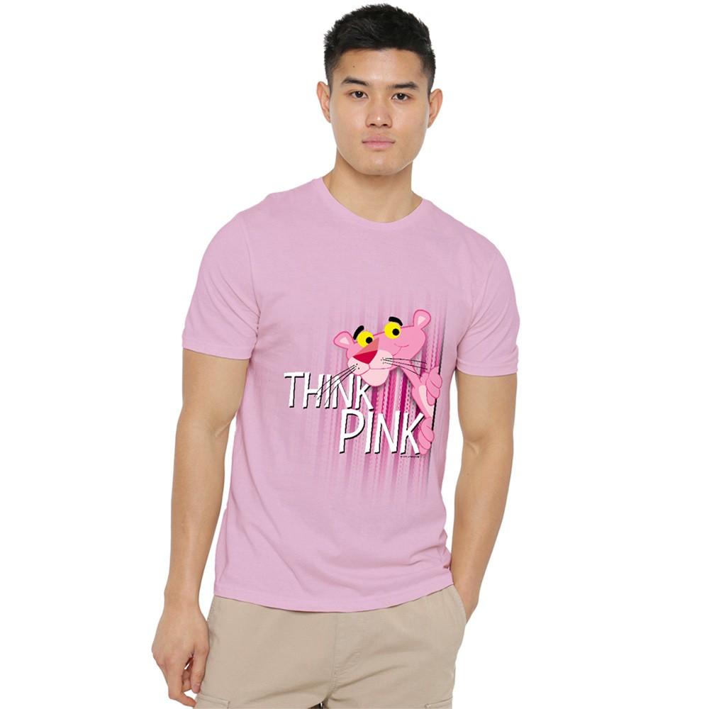 Pink Panther Think Pink T-Shirt S-4XL Pink S