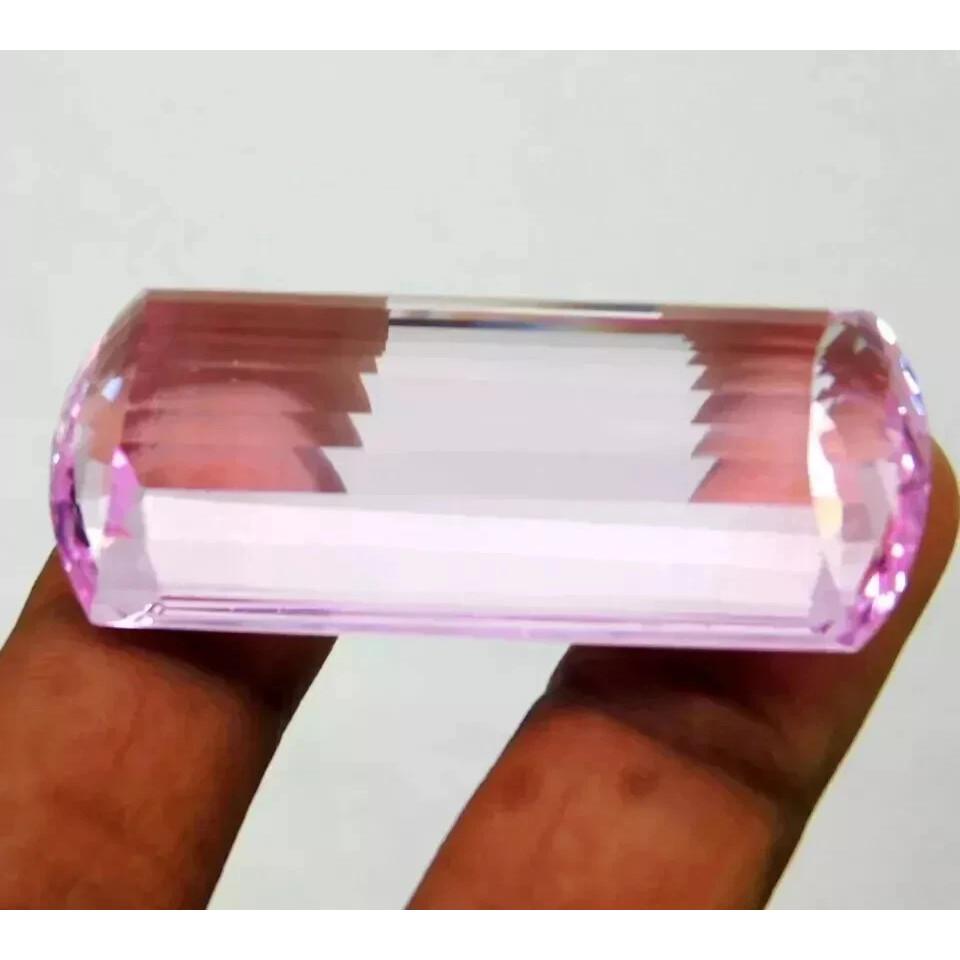 Pink Brazilian Topaz Fancy Cushion Cut 115-117 Ct VVS Certified Loose Gemstone