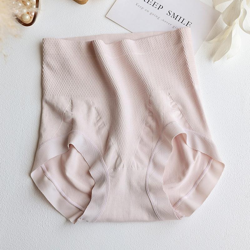 Big Size Female Spring Seamless High Waist Abdominal Lift Hip Triangle Briefs