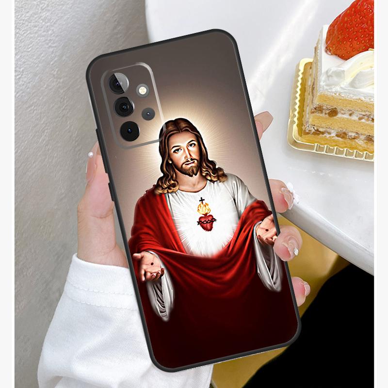 

Чохол Christian Jesus для Samsung Galaxy A54 A34 A14 A15 A35 A55 A52 A32 A12 A51 A71 A33 A23 A13 A53 Coque Samsung A42 5G