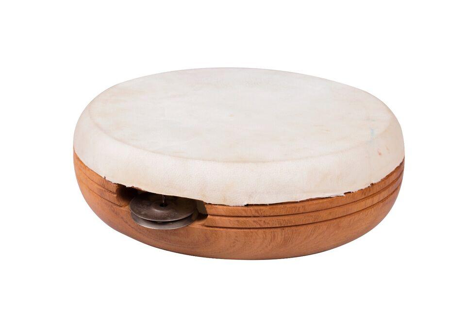 Handcrafted Khanjeeri Hand Drum – Goat Skin Head with Wooden Frame | Traditional Indian Percussion Instrument