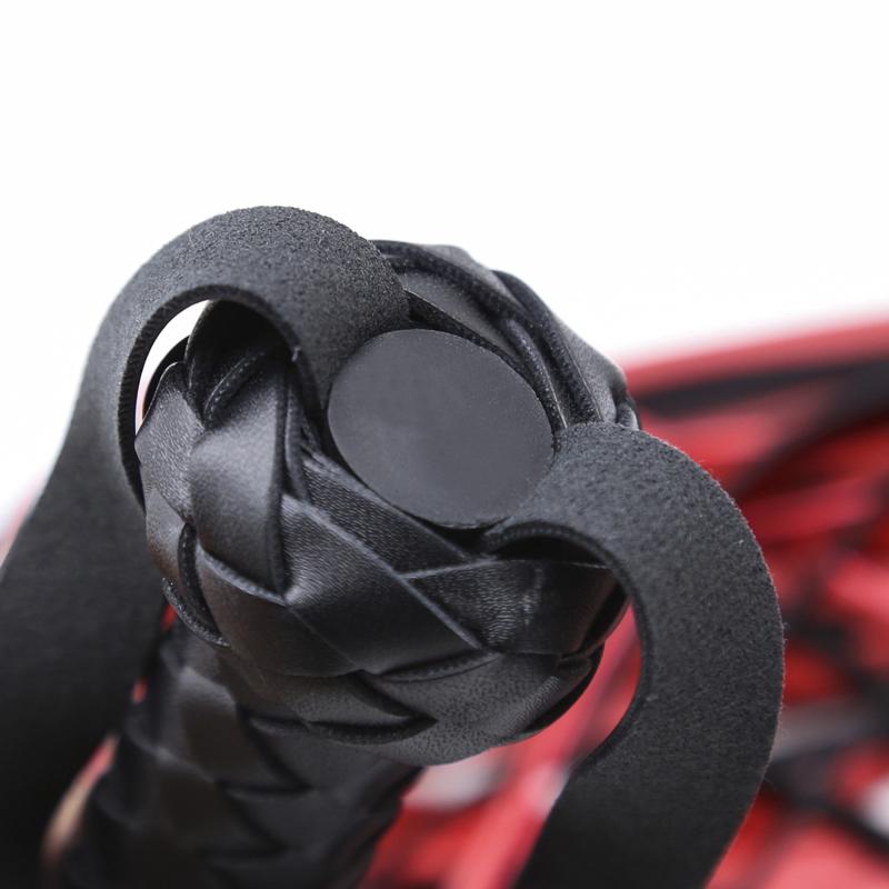 Faux Leather Pimp Whip Racing Riding Party Flogger Queen Black Riding Whip