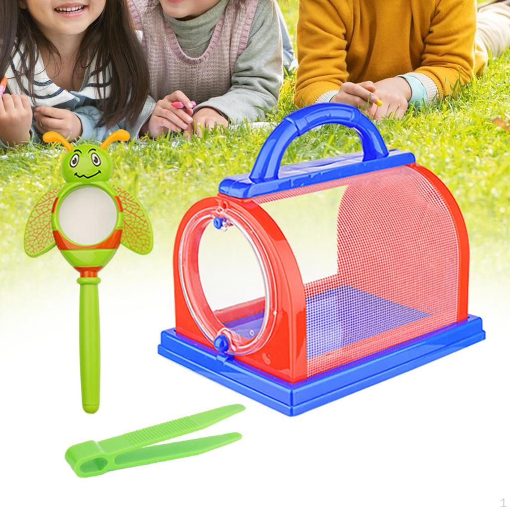 Creature Observation , Magnifying Glass Toy, Box, Educational Glass,