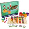 Baby Toys Montessori Early Education Vegetables Fruits Color Classification Cup Counting Shape Matching Farm Game Preschool Toys