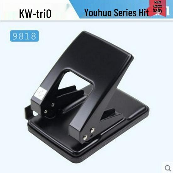 KedeYou KW-9818 Цельнометаллический двухдырочный дырокол, емкость 40 листов, удобное использование ltao523258077500