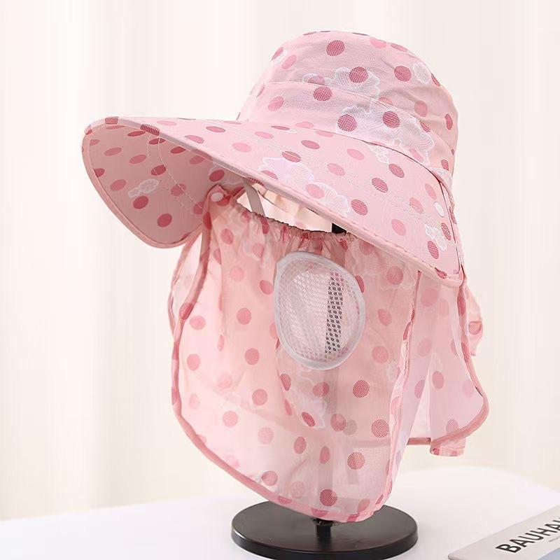 Cappello da Sole Estivo per la Raccolta del Tè Cappello Parasole Maschera Facciale da Donna Protezione UV Cappello da Sole da Uomo per Ciclismo Lavoro Modelli da Donna