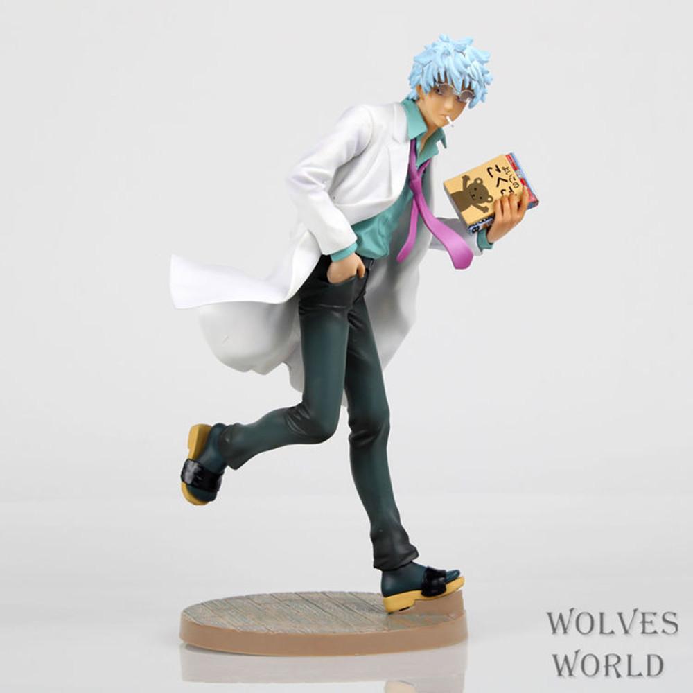 22cm Gintama GEM Sakata Gintoki Figure Anime Character Statue Collectible Model PVC Gifts without box