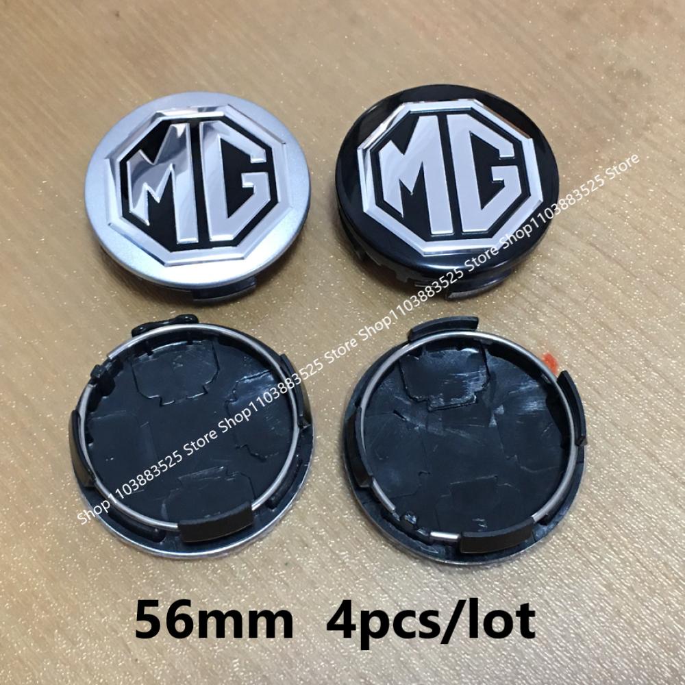 4pcs 56mm Car Wheel Hub Center caps For MG 4 5 7 6 Cyberster MG4 EV ES5 HS ZS ONE GT GS MG3 EZS 3SW MARVEL-R with Emblem Badge