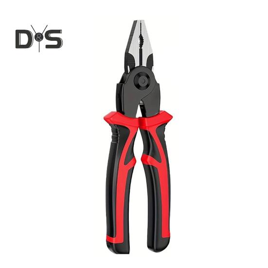 Allzweck-Werkzeugsatz, vielseitig, robust, multifunktional, Zangensatz mit ergonomischem Griff, austauschbares Handwerkzeug, Crimpzange