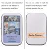 40-Pack Aluminum Storage Boxes with Hinged Lids Portable Rectangular Tin Containers for Small Items Gift Card Holders Organizer
