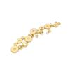 14K Gold Plated Colorfast Flat Round Spacer Beads for DIY Jewelry Making