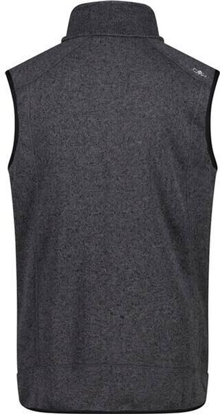 CMP Men's Knitted Vest (3H60947N) Black/glacier