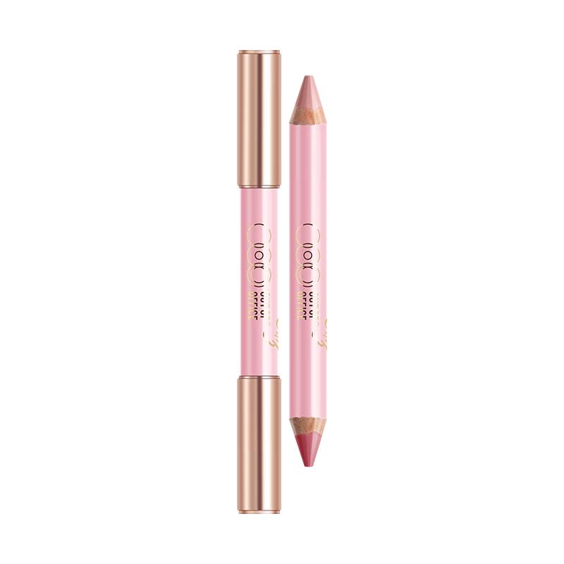 OUT OF OFFICE Heart Feather Dual-Ended Contour & Blush Pen