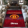 Manchester Personalized Text Carpet Perfect for Foyer Hallway Game Room Living Rooms Antislip Carpet Anime Office Decor