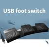3 Key USB Foot Pedal Programmable Keyboards Action Mouse Commands for Gaming Factory Machine Operation