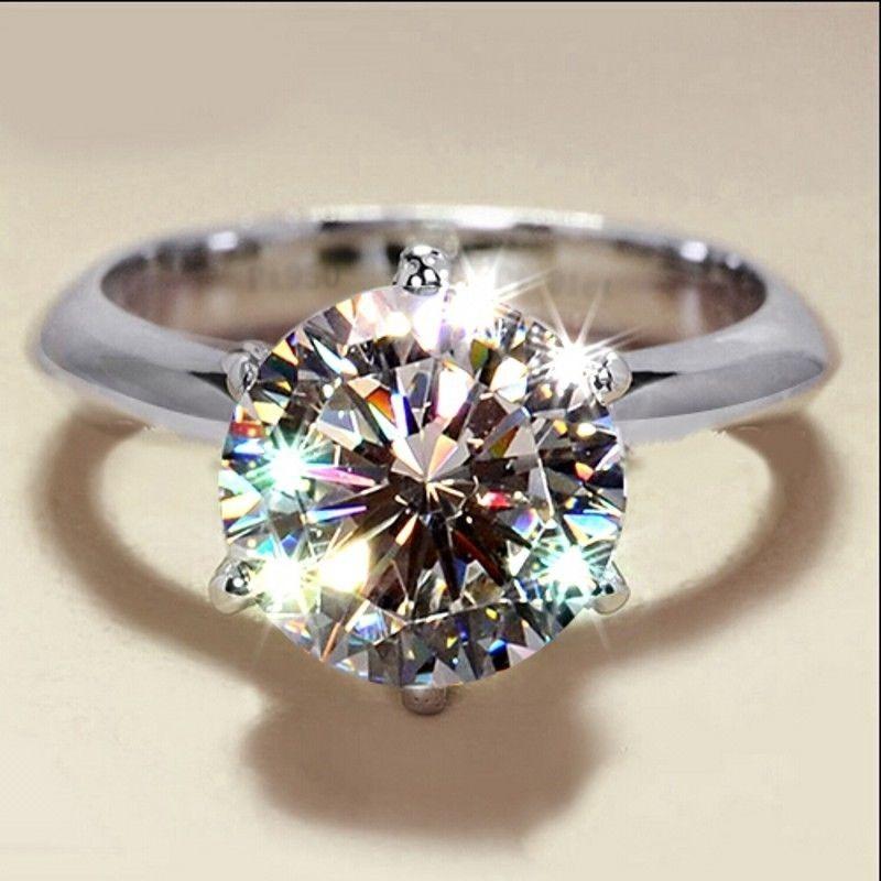 New Fashion Style Luxury Temperament Shiny Crystal Ring With A Small Design Sense Zircon Attending Banquet Romantic Jewelry 7