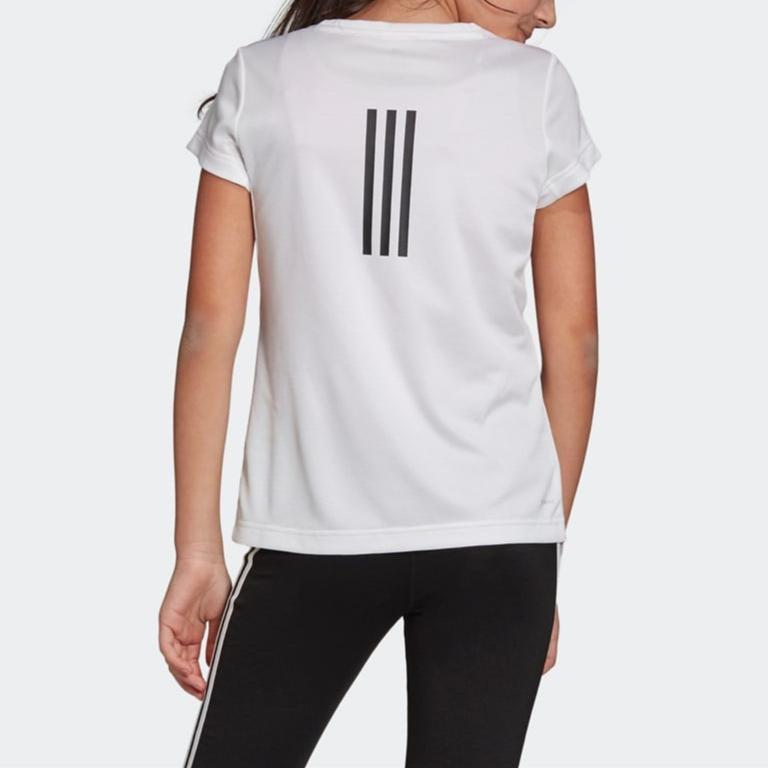 Adidas Grade School T Shirts Crew Neck Moderate DV2742