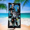 Poster W-Wave To Earth KOREAN Anime Beach Swimming Towel Soft Absorbent Washcloth Children's Gifts for Kids Travel Camping Gym