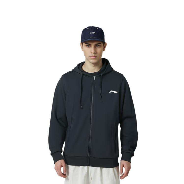 Li Ning Sweatshirts Men's Hooded Moderate Cardigan AWDRB25-1