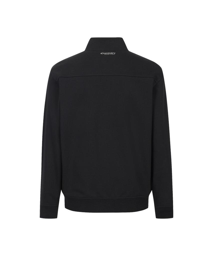 Discovery Expedition Men'S Essential Knit Training High-Neck Jacket (Black)