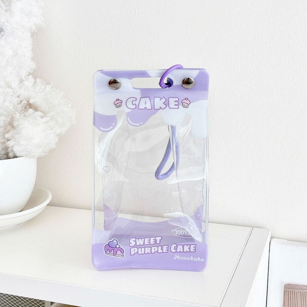 New Transparent Data Cable Storage Bag Dustproof MIni Dolls Storage Pouch PVC Colorful Dolls Outdoor Bag for 13cm Dolls