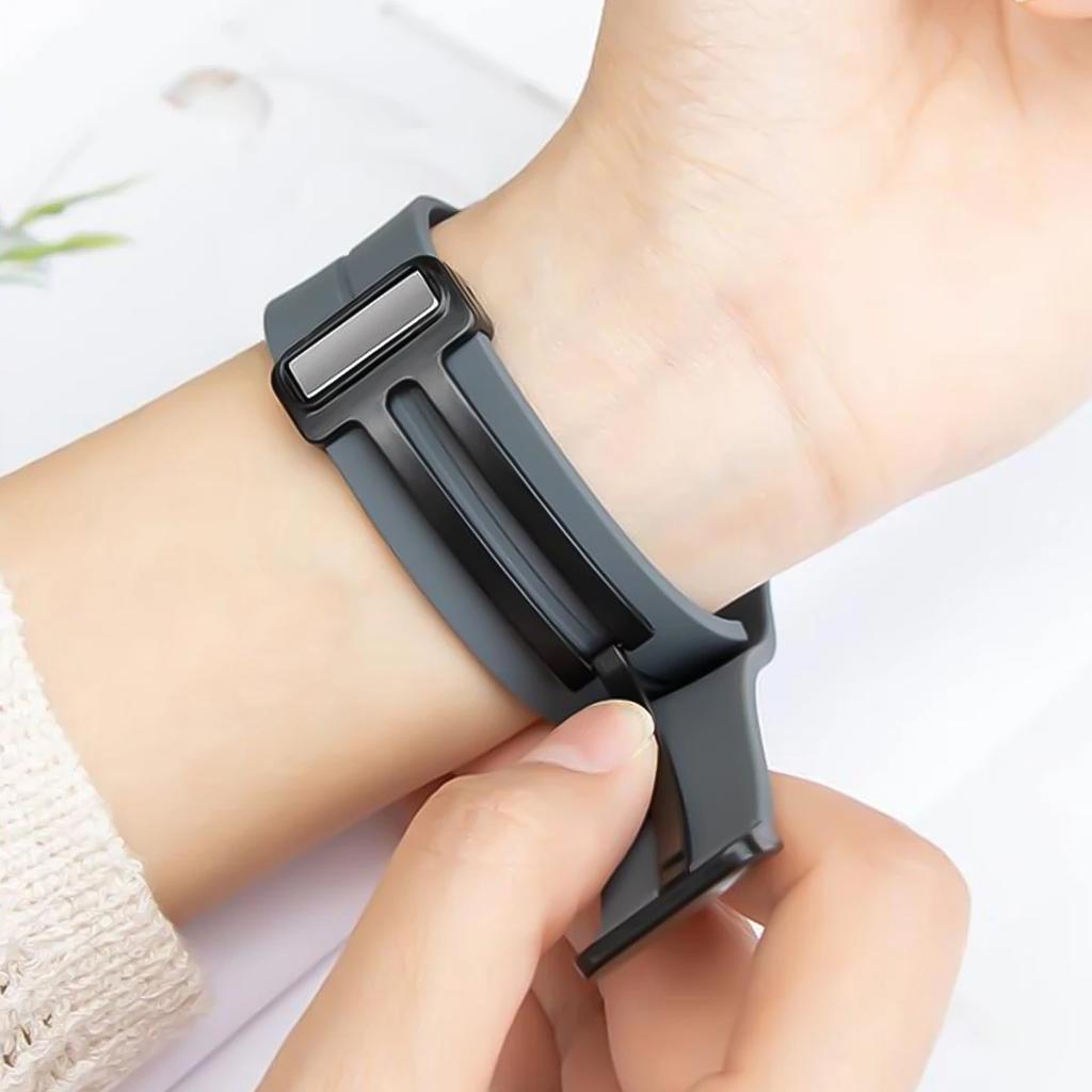 Soft Silicone Wristband For Huawei Watch D2 Magnetic Comfortable Replaceable Strap For Huawei Health Watch D2 Sport Bracelet