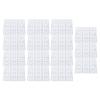 15PCS Rabbit Feet Pad Food Grade Plastic Easy Cleaning Bunny Cage Floor Mat for Guinea Pig White