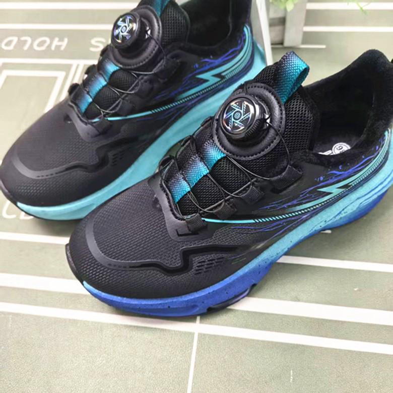 Annabelle Kids' Winter 2025 Sports Shoes: Boys' Button Running Shoes for Middle and Big Kids.