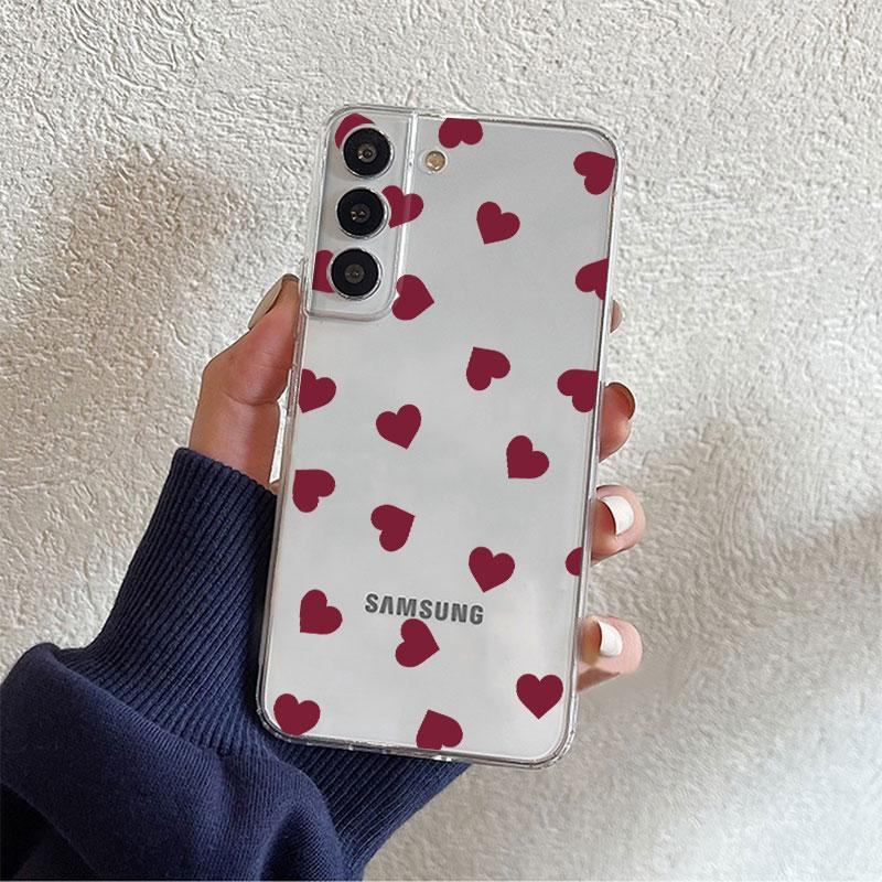 Flowers Clear Case For Samsung Galaxy S22 S20 FE S21 S10 S9 Plus Note 20 Ultra 10 Lite Soft Phone Shell