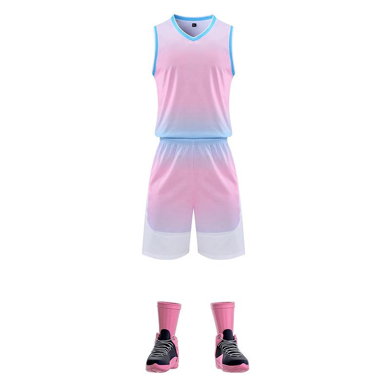 Summer Basketball Training Jersey Set for Men, Women, and Children