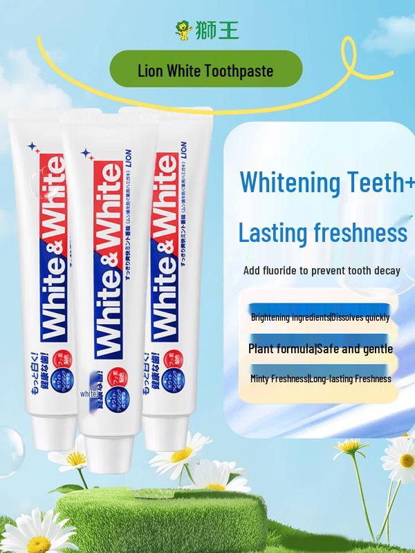 LION White & Fresh Breath Toothpaste