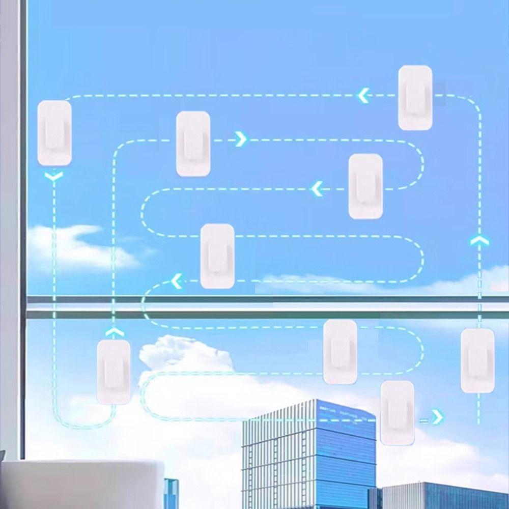 Durable Magnetic Window Cleaner Detachable Easy To Clean Double-sided Window Cleaner Anti Fall Safety Rope Glass Wiper Outside