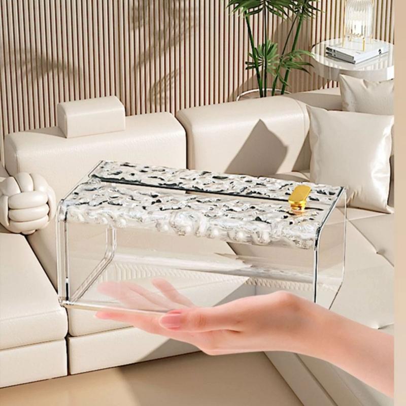Haushalt Neu Papierbox Kunststoff Taschentuchbox Badezimmer Wohnzimmer Schreibtisch Multifunktionale Aufbewahrungsbox Taschentuchboxen
