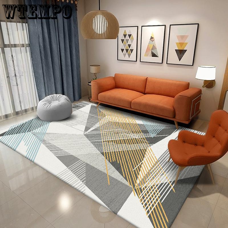 Living Room Geometric Carpet Rug Bedroom Bedside Rugs Home Sofa Table Decor Mat